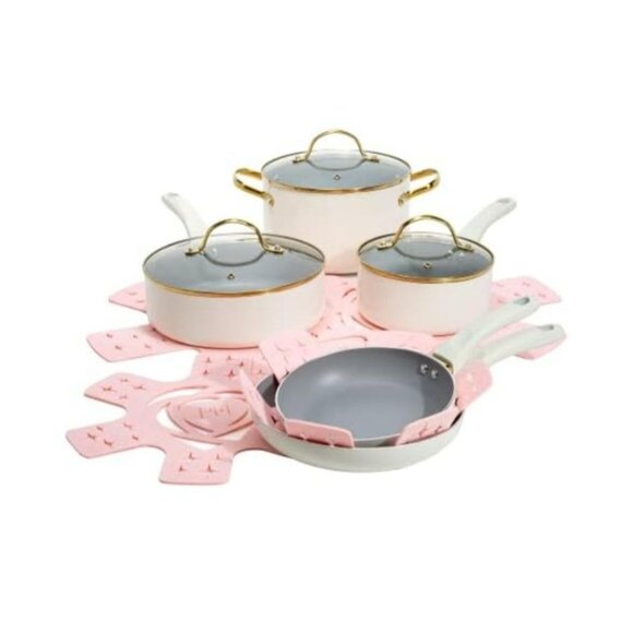 Paris Hilton Epic Nonstick Pots and Pans Set - Picture 1 of 2